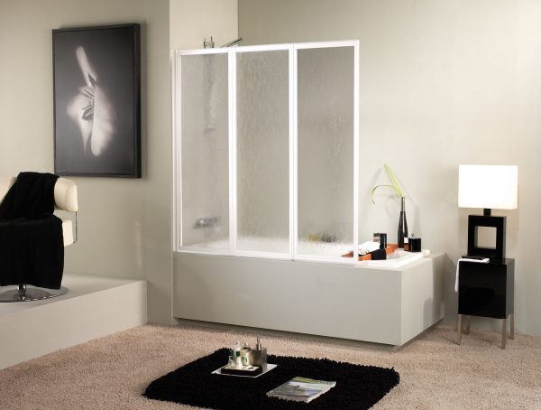 Modelo 4053 Frontal Baño 3 hojas plegables