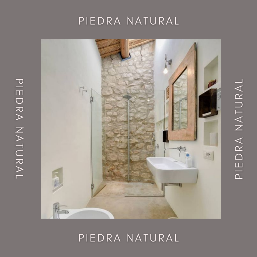 Baños con piedra natural – Hispabaño: Fabricante de Mamparas de Baño y